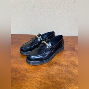 Dr. Martens Black Flats with Chunky Sole